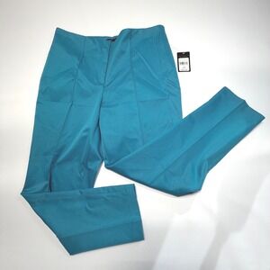 Nue Options Teal Dress Pants Size 12 | NWT | Pull-On Stretch Slacks | $48 Retail